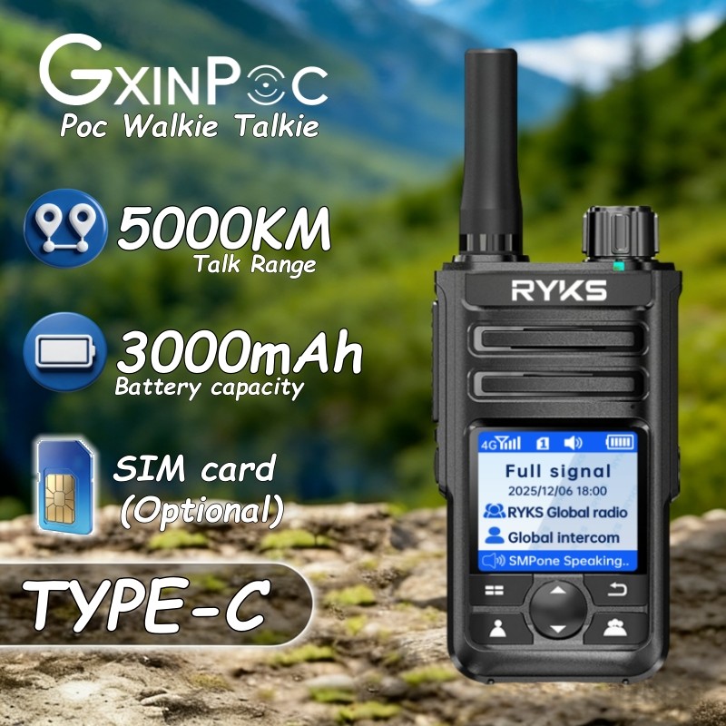 4G Rao Amplifier Global Ptt Walkie Talkie 4G Android Walkie Talkie Long Range Military 10000Km