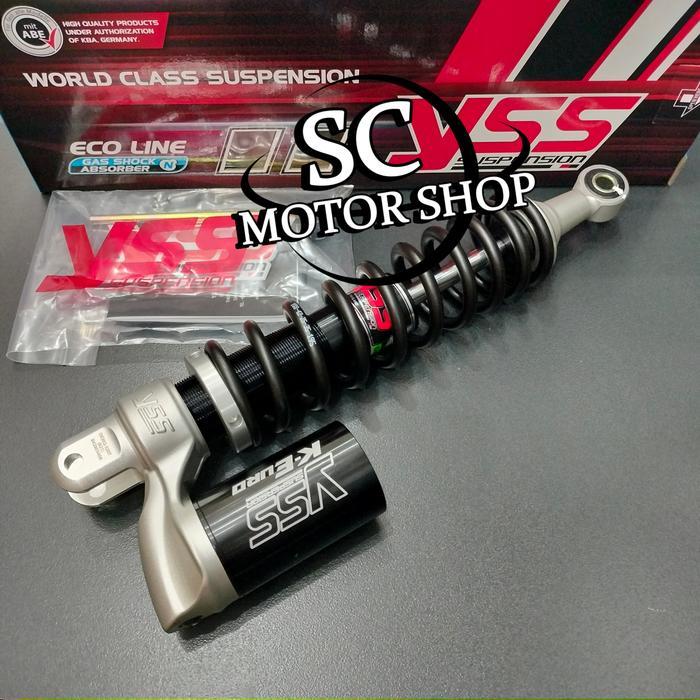 Shock YSS tabung K-euro G-series 320mm fazzio - filano - scoopy new - black/silver