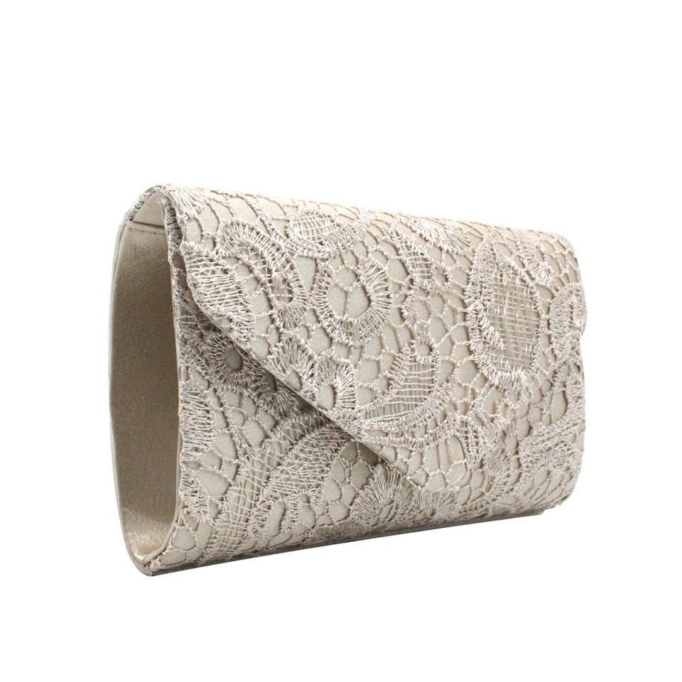 Wedding Fashion Evening Party Wallet Lace Handbags Clutch Bag Messenger Bag Purse