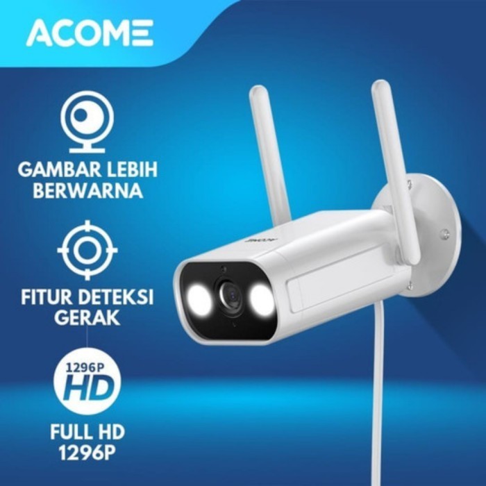 Acome Camera Apc31 Cctv Outdoor Ip Smart Wifi Cctv Camera 1296P 3Mp