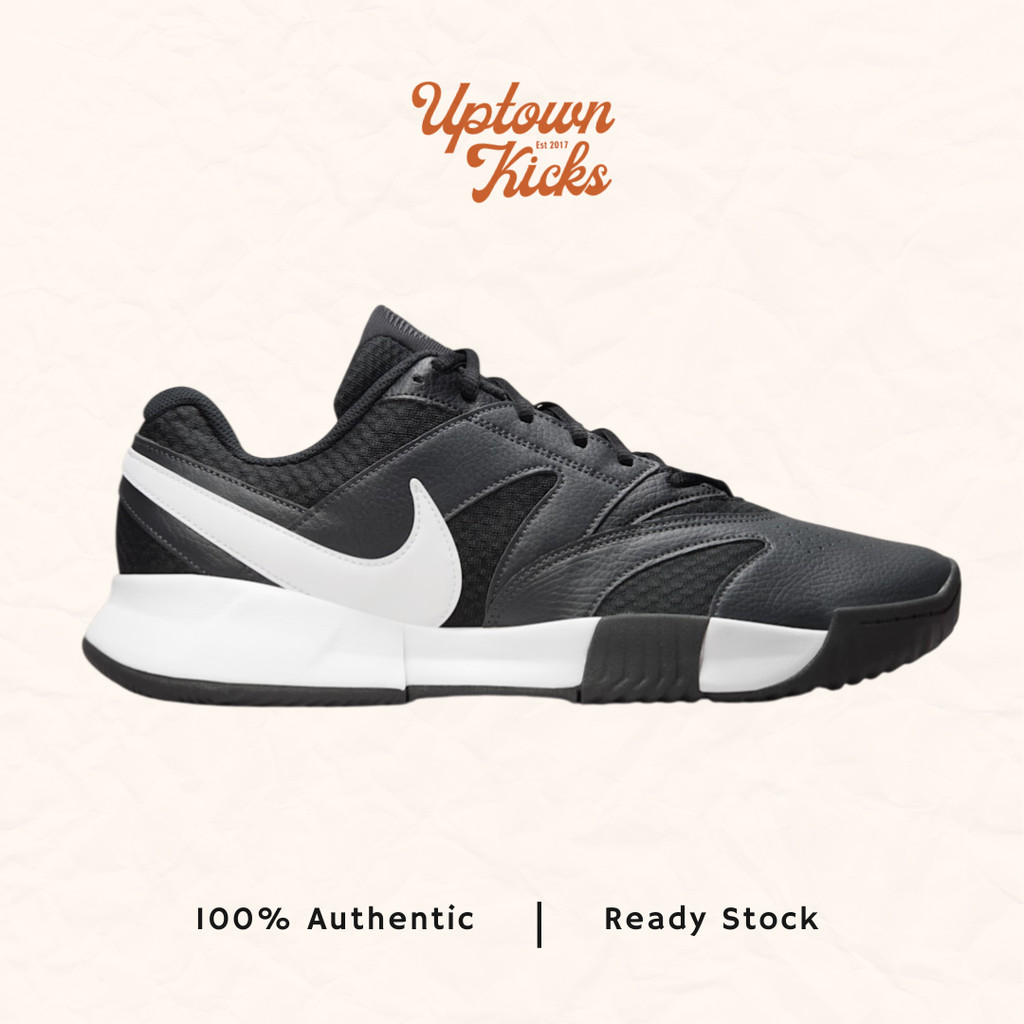 Nike Tennis Padel Women Court Lite 4 Clay Shoes Black White Sepatu Tenis Padel Wanita FJ2318-001 (10
