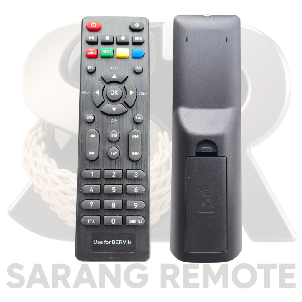 Remote Remot SET TOP BOX / STB BERVIN/CBM81TH / CBM91TH, Xtreamer SARANG REMOTE