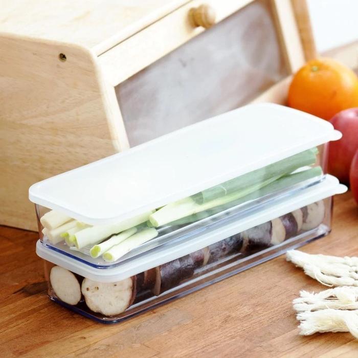 Silicook Food Container Flat - Food Container Organizer Kotak Makanan Penyimpanan Kulkas Fridge Refr