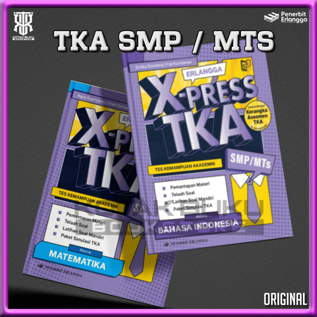 [ Erlangga ] Buku Xpress TKA SMP / MTS 2026 / TKA SMP 2026 / TKA SMP / Kurikulum Merdeka