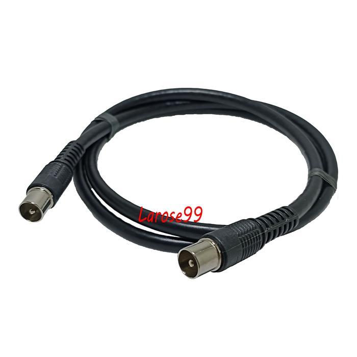 Colokan Antena Dari TV Ke Tembok Kabel 1 Meter Kabel Antena Extention