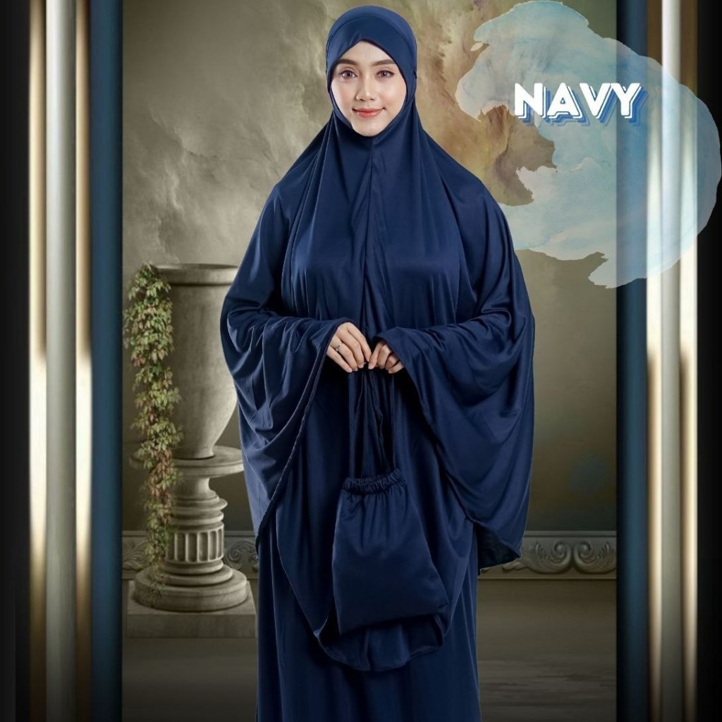 MUKENA RAWDA JERSEY TUNICA PREMIUM / MUKENA JUMBO