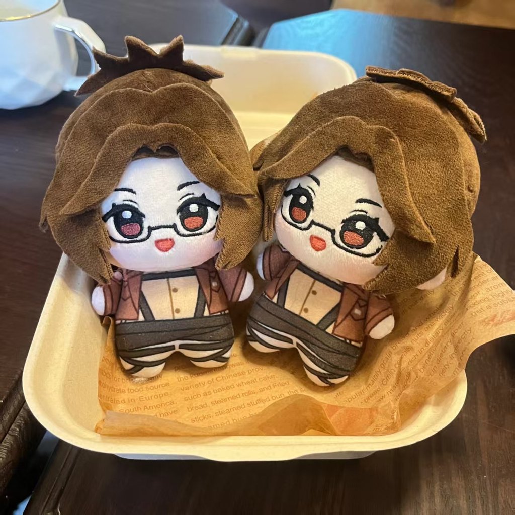 10cm Anime Levi Ackerman Cosplay Plush Doll Pendant Attack On Titan Eren Stuffed Plush Toy Fans Desk