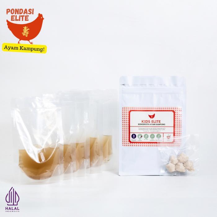 Afanzini Store Bonebroth Bandung - Kaldu Ayam Kampung Untuk Anak - Kids Elite 5 x 85ml - Best Seller