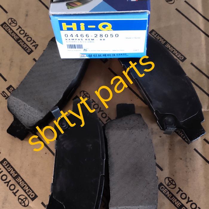 kampas rem belakang alphard gen 1 hi-q korea PASSSS