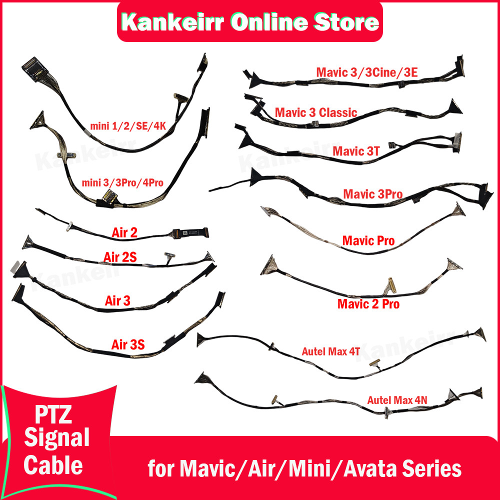 Kabel Sinyal PTZ untuk DJI Matrice M30T Air 3/3S 2/2S Mini 1/2/SE/4K 3/3Pro/4Pro Seri Mavic 3 Autel 