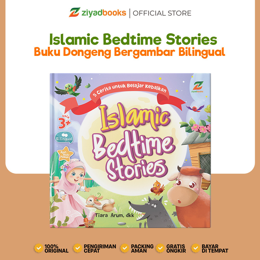 Ziyadbooks - islamic bedtime stories hardcover buku dongeng bilingual