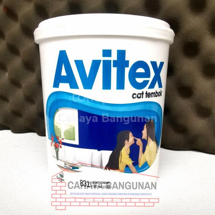 AVITEX Emulsion Cat Tembok Kaleng Kecil 1Kg 1 Kg - Avian Paints - SW- SUPER WHITE, TANPA BUBBLE