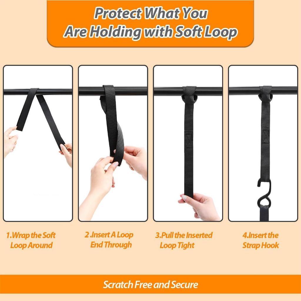 Tali Krek Sound 5/10 Meter Bercahaya Rachet Tie Down Strap Kretek Lashing Cargo Lashing Easyoo