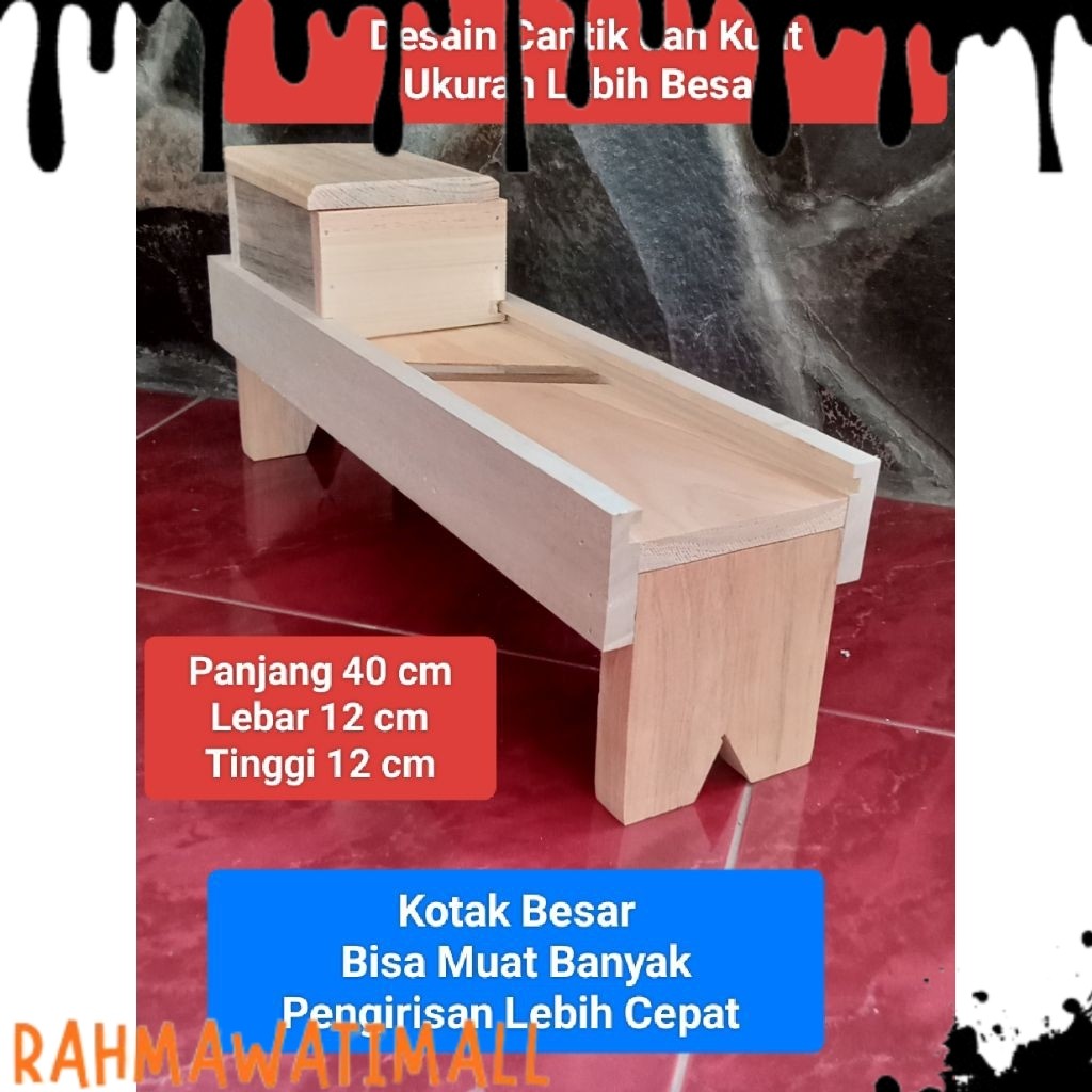 Pengiris bawang JATI BELANDA Ukuran BESAR/ Irisan bawang merah/Pengiris serbaguna Multifungsi 