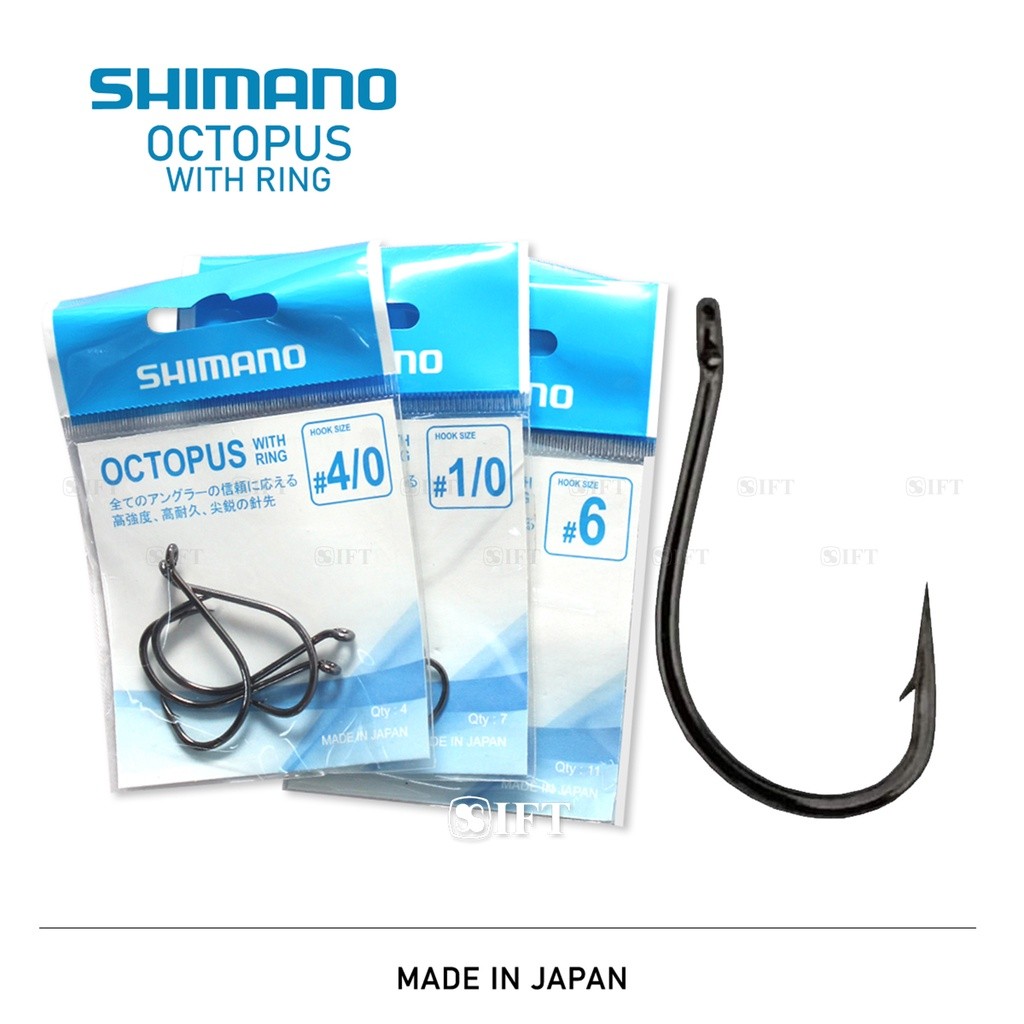 Kail Shimano OCTOPUS With Ring No. 8~4/0 | Made in Japan