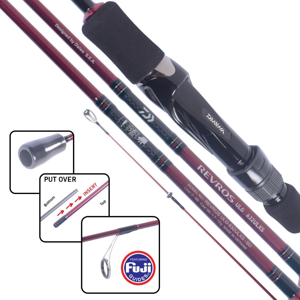 Joran Spinning Daiwa Revros ULG 632 ULXS | IM Pancing