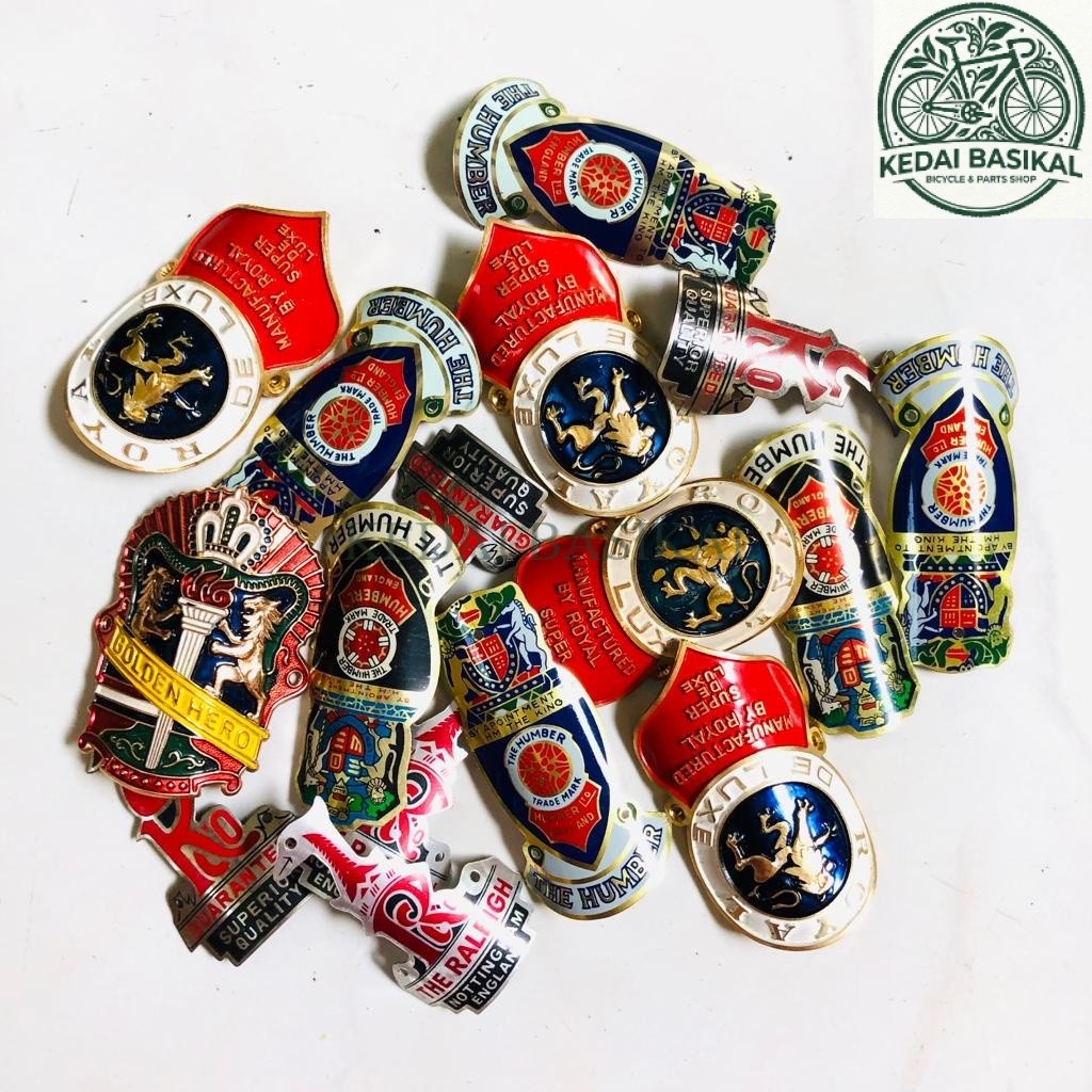 [KEDAI BASIKAL] Plat / Emblem Logo Sepeda Onthel Impor Jadul / Antik / Kuno | Bicycle & Parts Shop