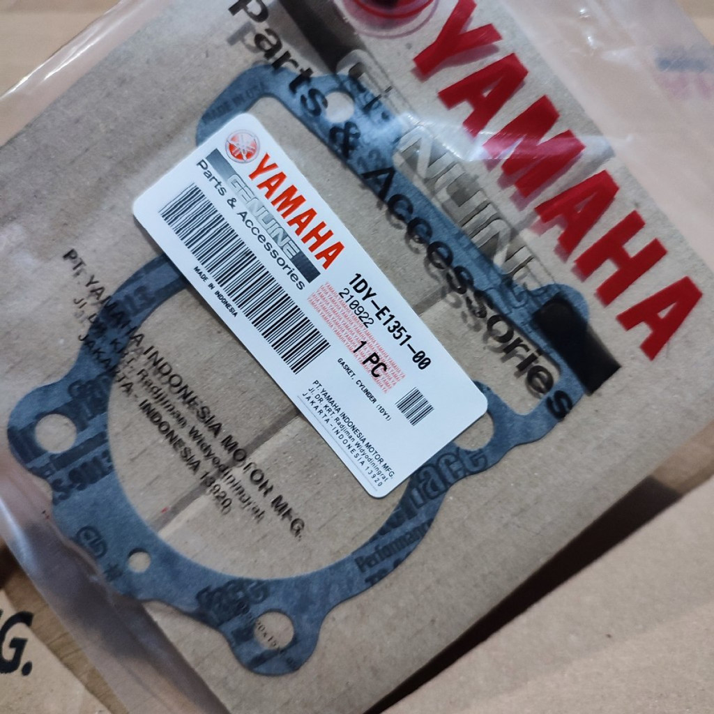 PERPAK PAKING BLOK BLOCK BORING BAWAH JUPITER Z1 FI ASLI ORI YAMAHA 1DY-E1351-00