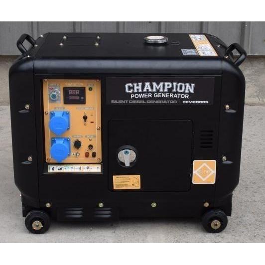 Genset 5000 5500 watt Champion CEM8000s Generator Silent Diesel