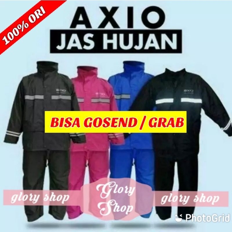 NEW ORIGINAL 100% JAS HUJAN AXIO 882 SETELAN JAKET CELANA. JAS HUJAN KUALITAS TERBAIK. BEST QUALITY