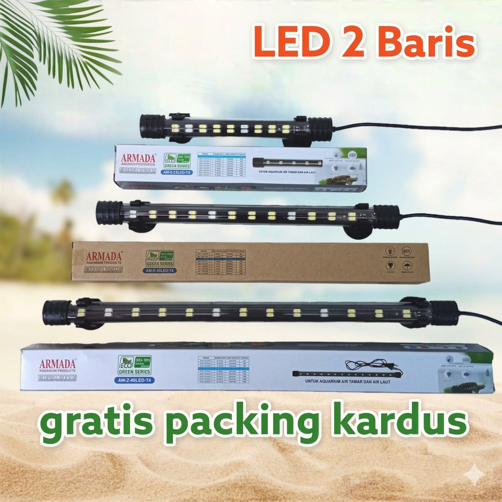 LAMPU CELUP 20 CM 30 CM 40 CM LED LAMPU AQUARIUM CELUP 20CM 30CM 40CM LAMPU LED AQUARIUM