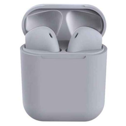 Headset Bluetooth Earphone Inpods i12 Inpod Macaron i 12 Wireless TWS Macaron Earbuds Headphone Blue