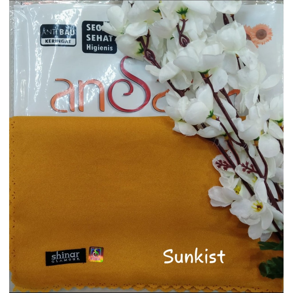 kerudung hijab / jilbab segi empat nur SHINAR GLAMOUR glitter glowing lasser cut ansania dan azara o