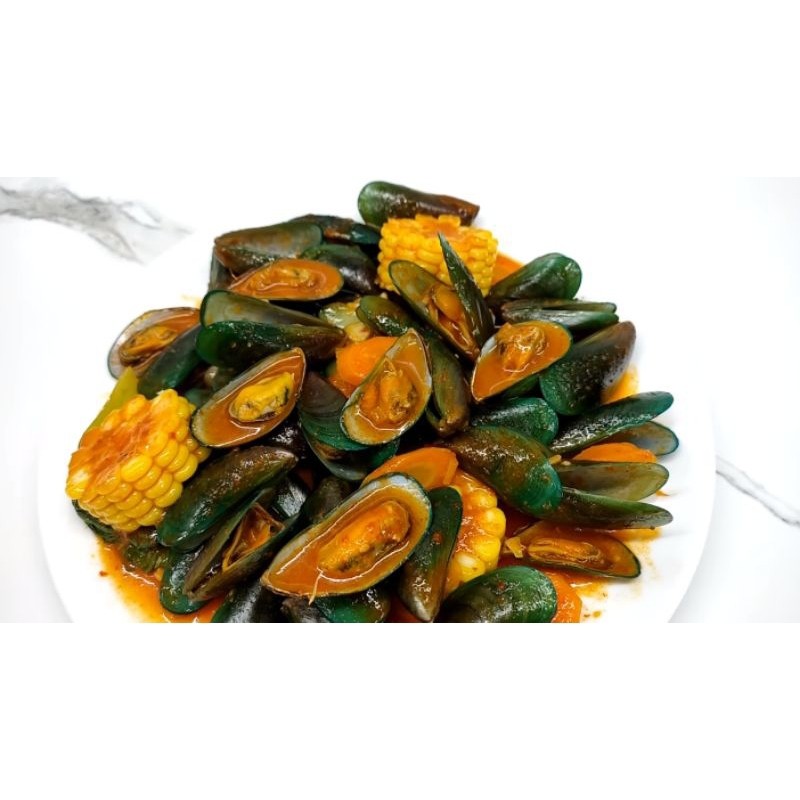 Paket Seafood Kepiting Udang Kerang Saus Padang