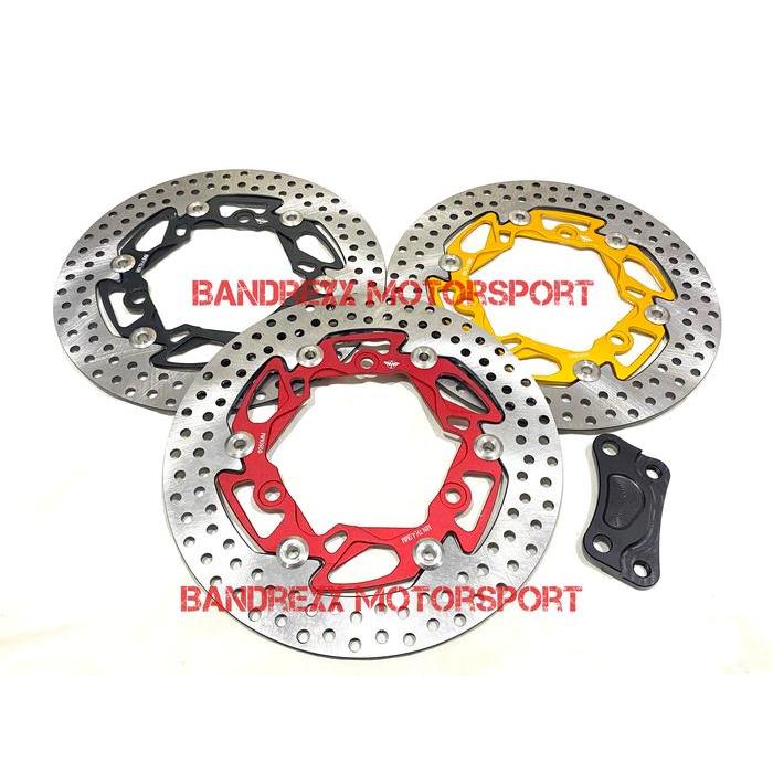 Disc Brake Floating -Cakram Lebar 260mm for Yamaha Nmax-Aerox 155 - 260mm, Hitam