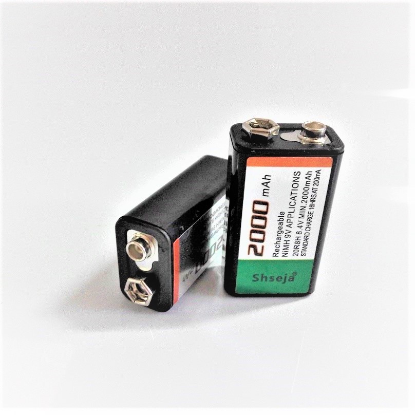 Large-capacity 2000mAh 9V rechargeable battery 9 volt Ni-MH battery  9V battery