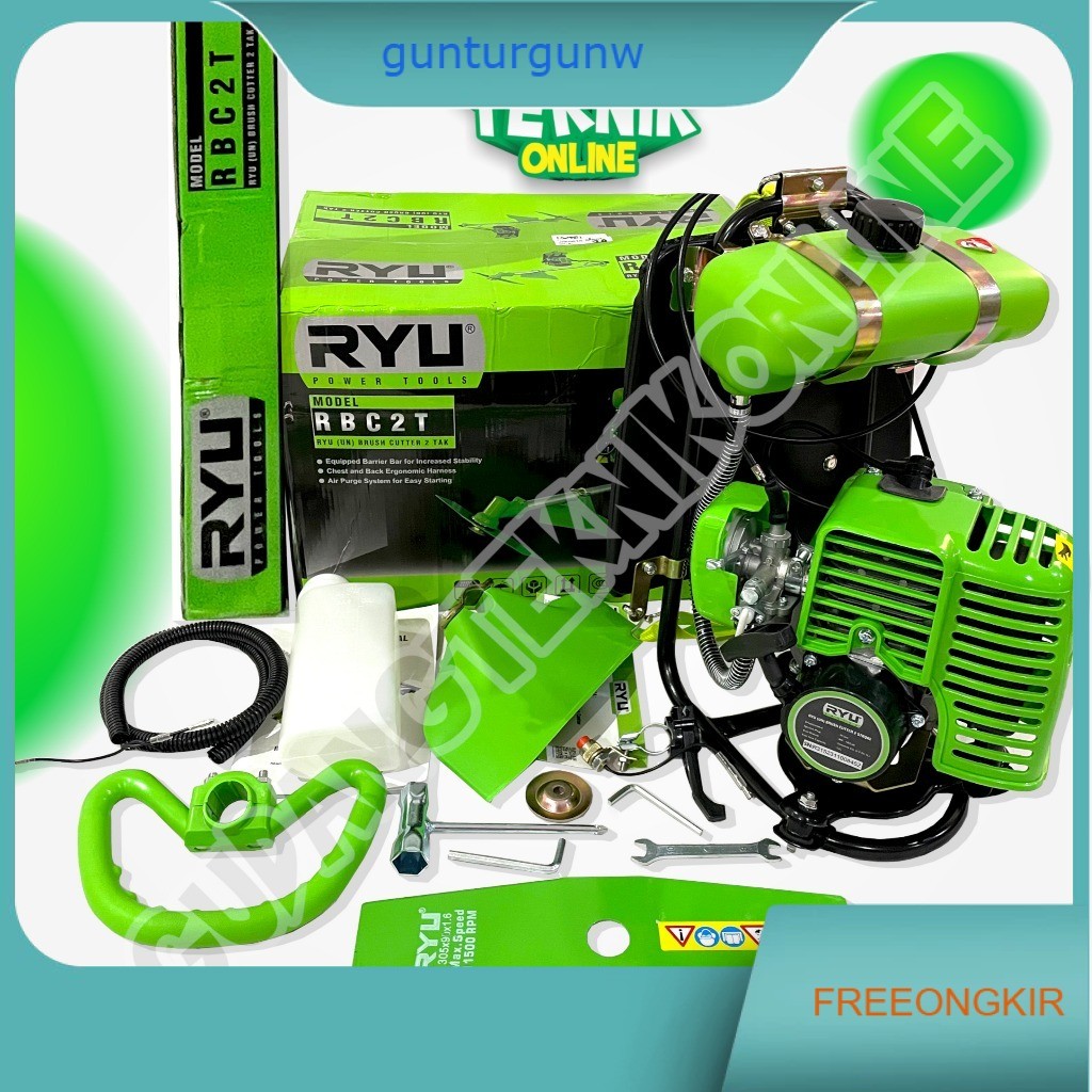 Mesin Potong Rumput RBC2T RYU 2 Tak / Portable Brush Cutter Pemotong Rumput Gendong RBC-2T RBC  2T R