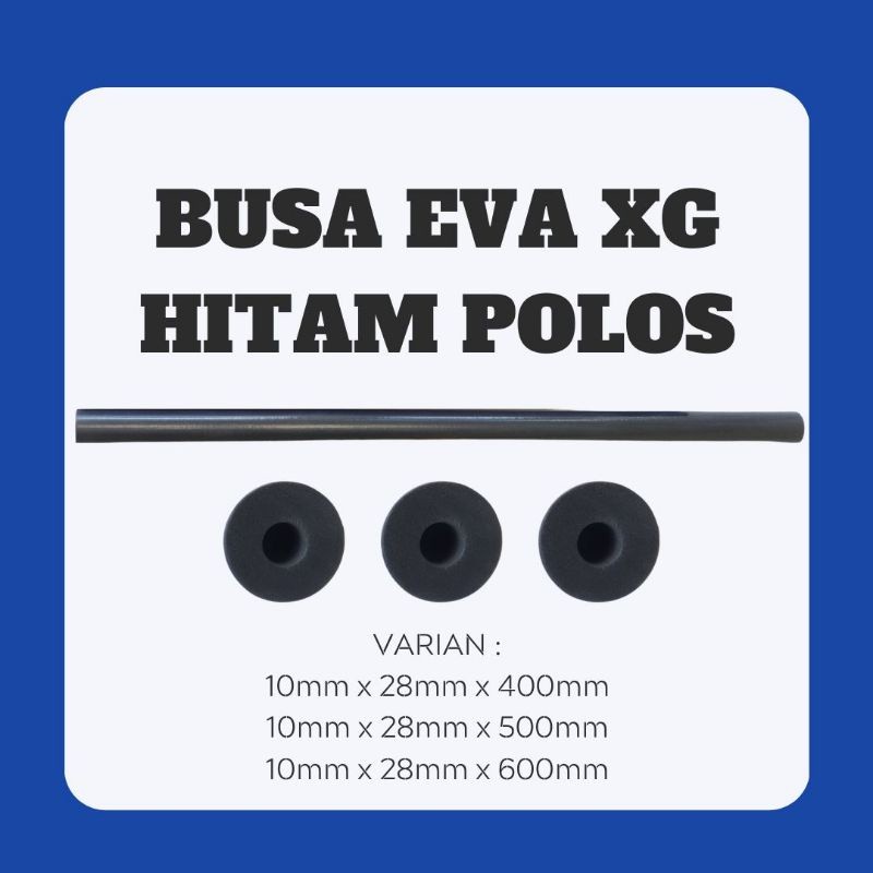 BISA (COD) busa Eva hitam 10mmx28mm|busa gagang joran