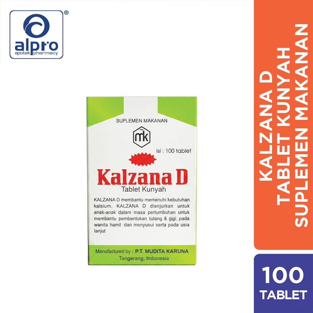 Kalzana D 100 Chew Tablet