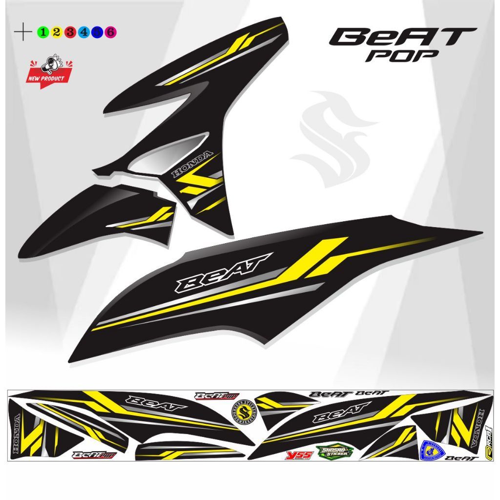 VARIASI BEAT POP FI / STRIPING VINYL BEAT POP VARIASI STRIPING