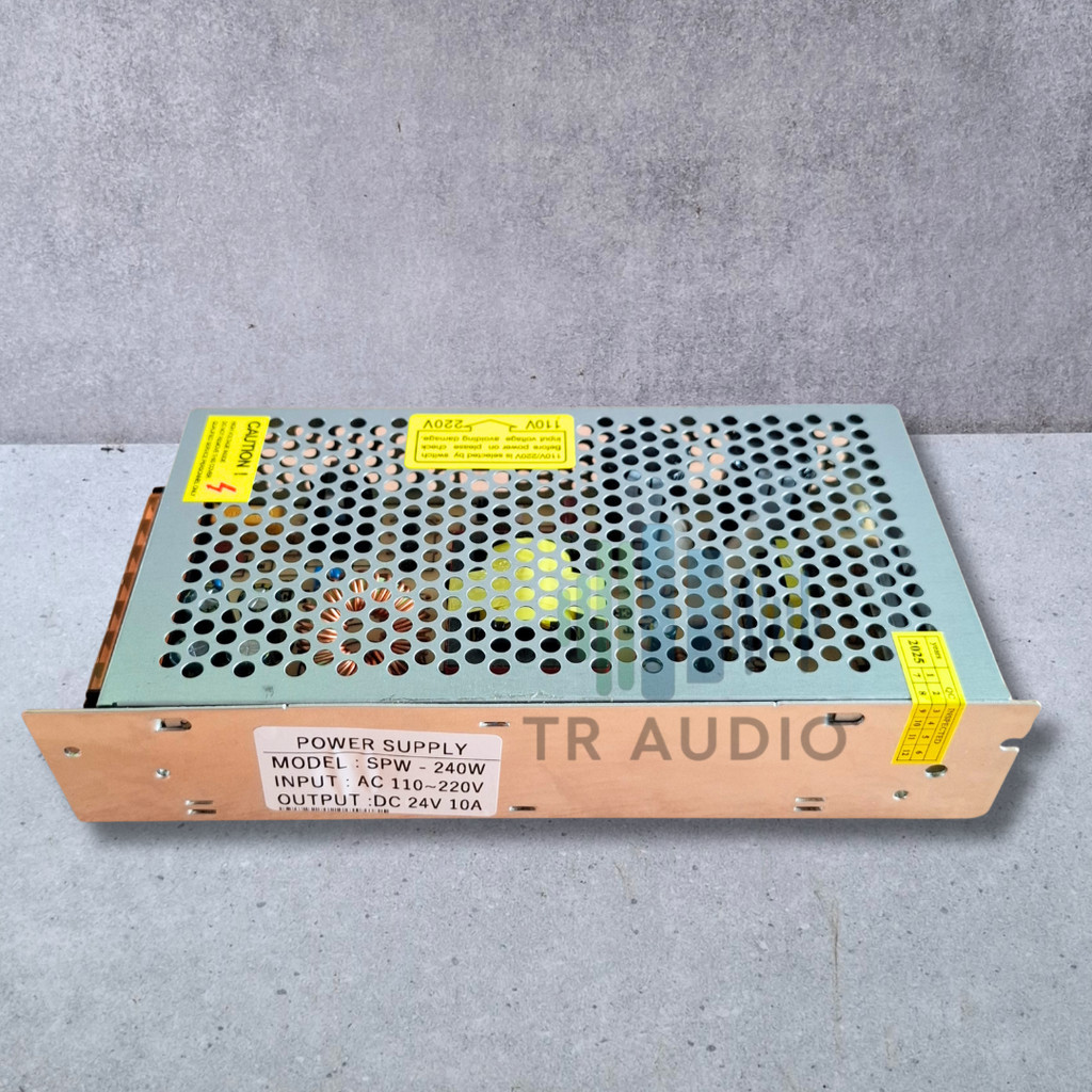 SMPS 24V 10A 240 Watt Power Supply 24 Volt 10 Amper Input Selector 110V 220V