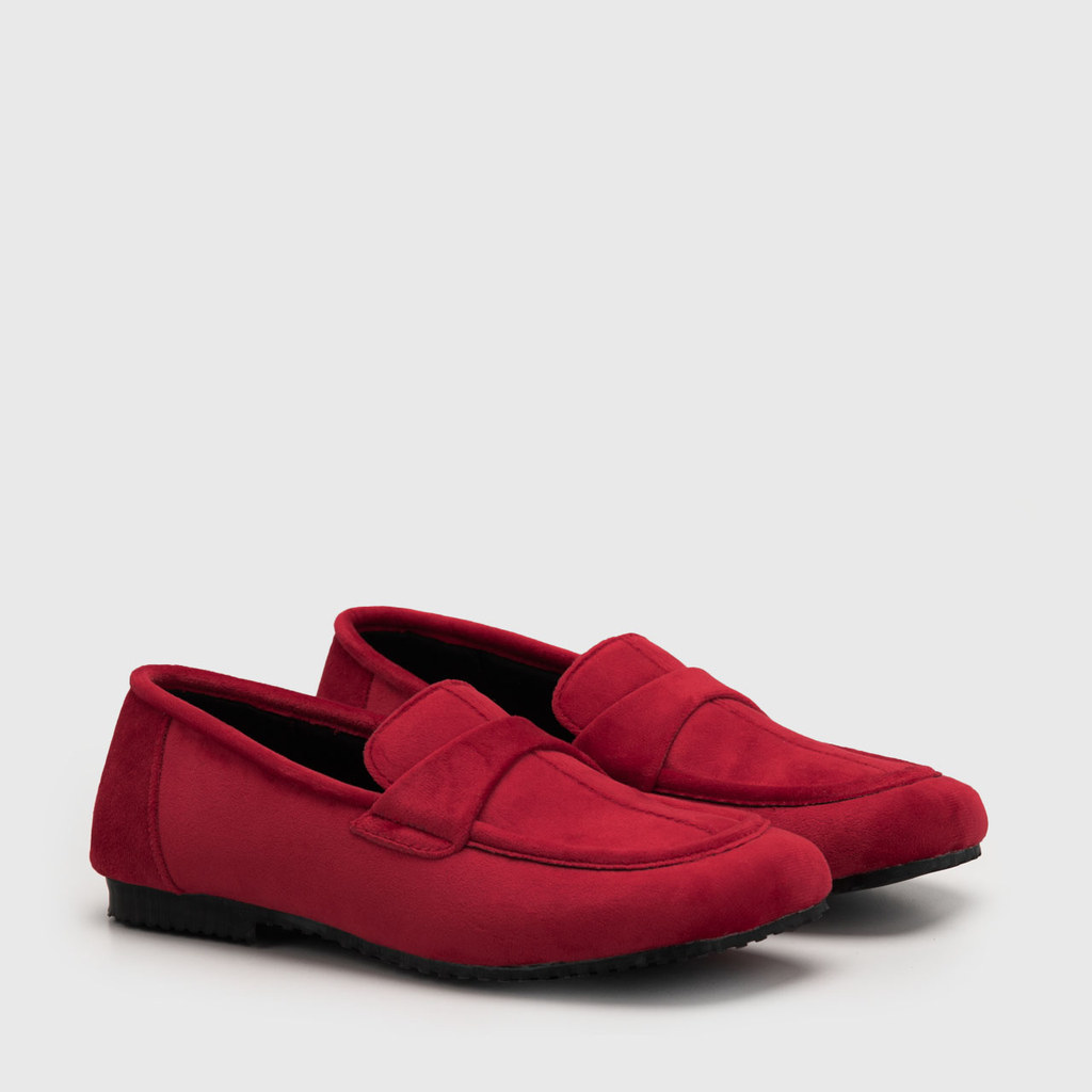 Adorable Projects - Valea Flat Shoes Red - Sepatu Wanita
