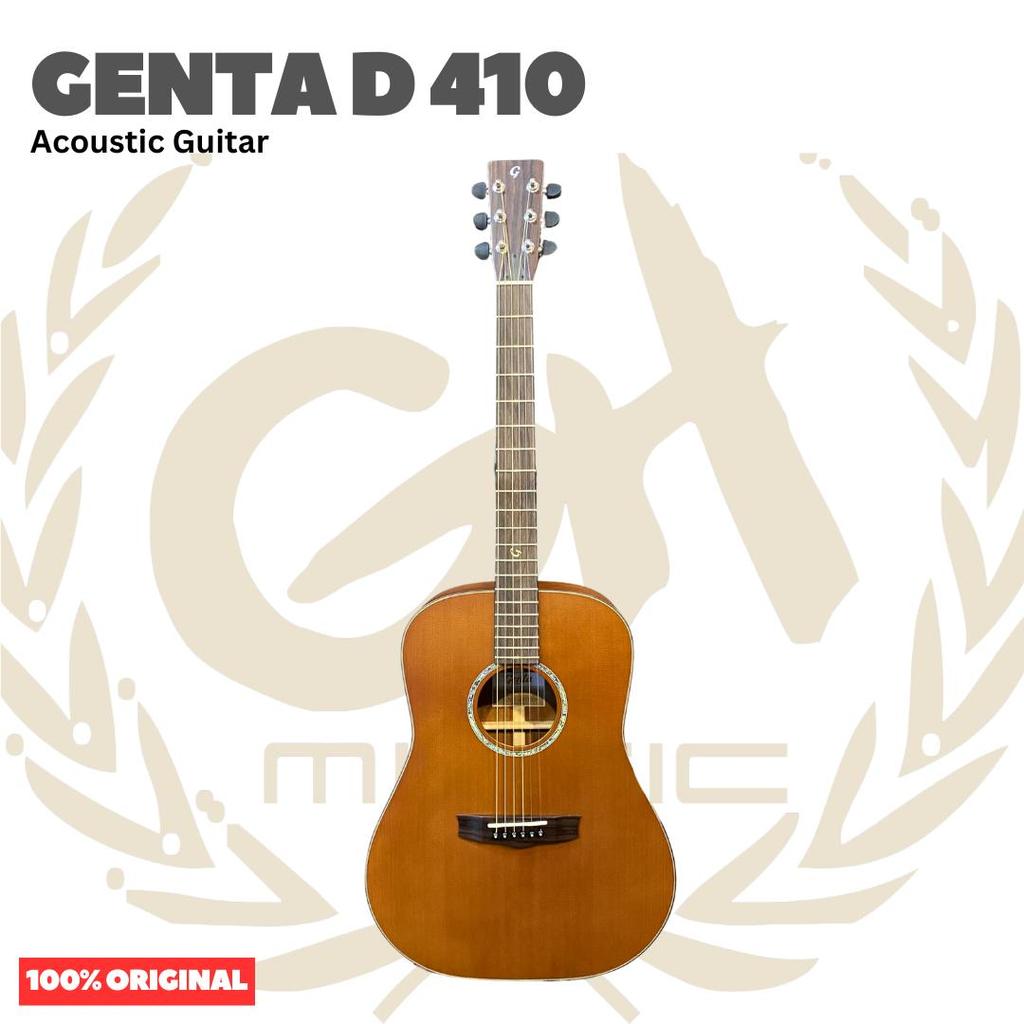 Genta D 410 Acoustic Guitar - Gitar Akustik Genta D410 Original Asli