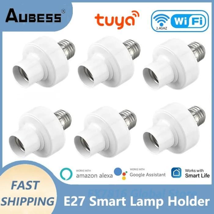 Nt Aubess Wifi E27 Led Bulb Adapter Lamp Holder Tuya/Smart Life