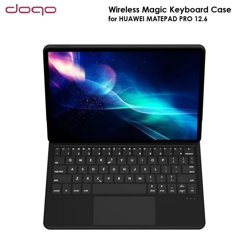DOQO Wireless Magnetic Keyboard Case for HUAWEI MatePad Pro 12.6