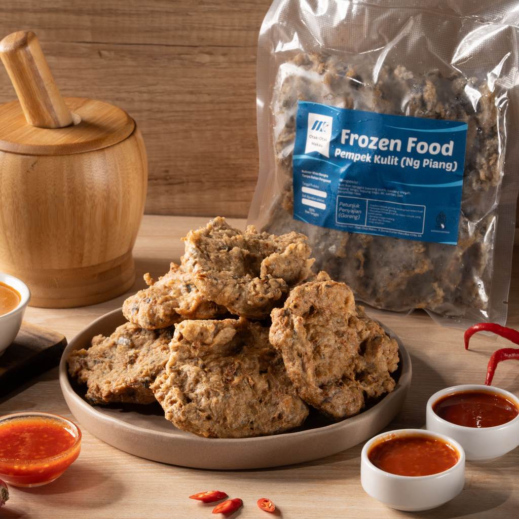 Otak Otak Makau - Frozen 10pcs Pempek Kulit Asli Ikan Tenggiri Tanpa Bahan Pengawet Khas Makanan Ban