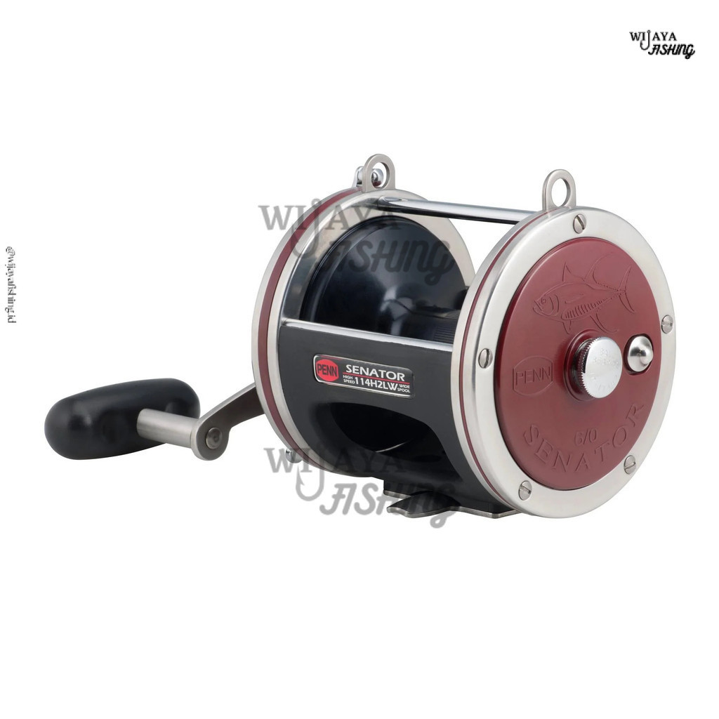 WF PENN Reel Pancing  Senator 114H2LW Star Drag Conventional Reel Handle Kanan Mancing Overhead Trol