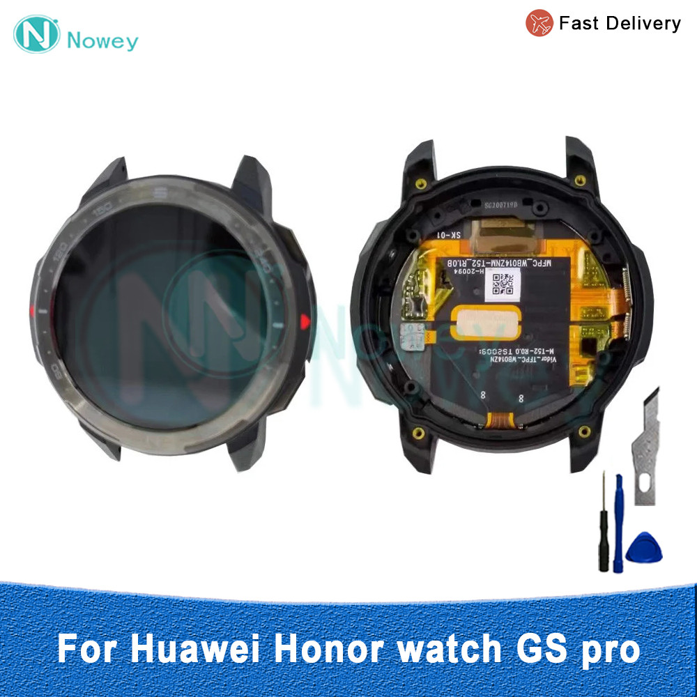 AMOLED LCD touch screen frame for Huawei Honor watch GS pro, 48mm, kan-b19, original
