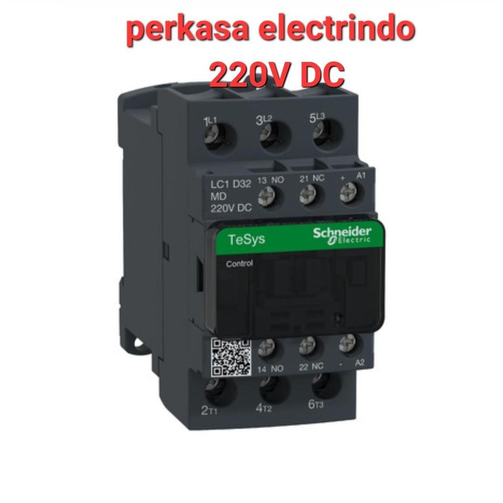 Kontaktor Contator schneider LC1D32MD 220V DC
