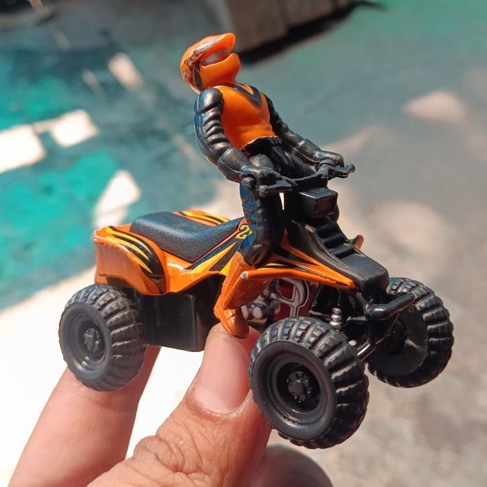 diecast junk maisto atv cross pullback jalan diecast bekas