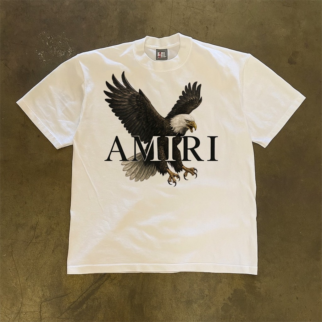 Sector Streetwear Kaos FALCON AMIRI Regular Fit 100% Cotton Combed Design Unisex Premium