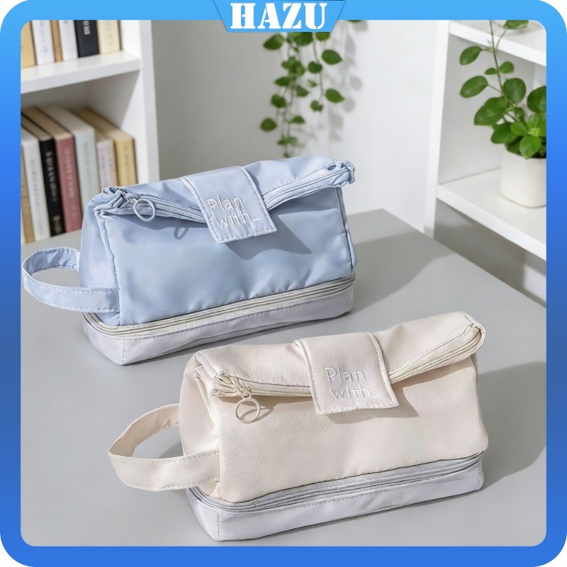 Tempat Pensil Berkapasitas Besar Tempat Pensil Pencil Case Large Capacity Transparan Kantong Pensil 