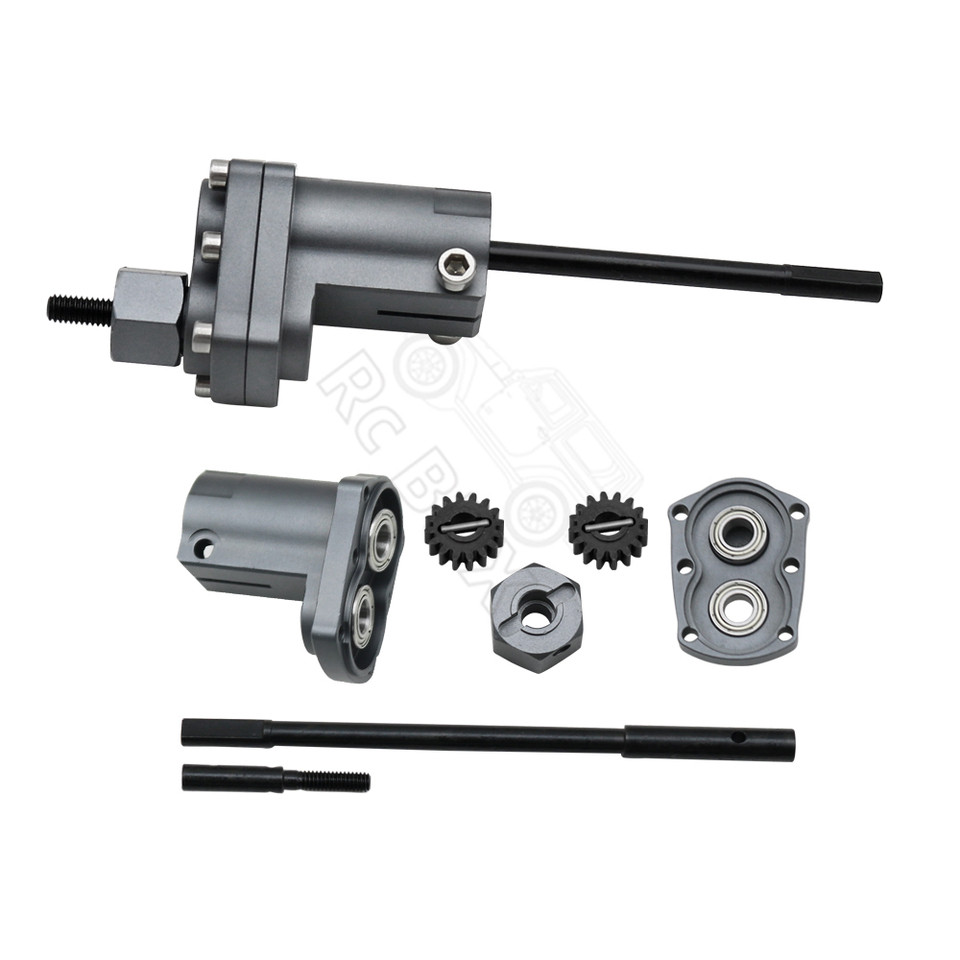 1/10 RC Crawler Axial SCX10 II 90046 90047 AR44 Axle SCX10 Alloy Portal Front Rear Axles with Steeri