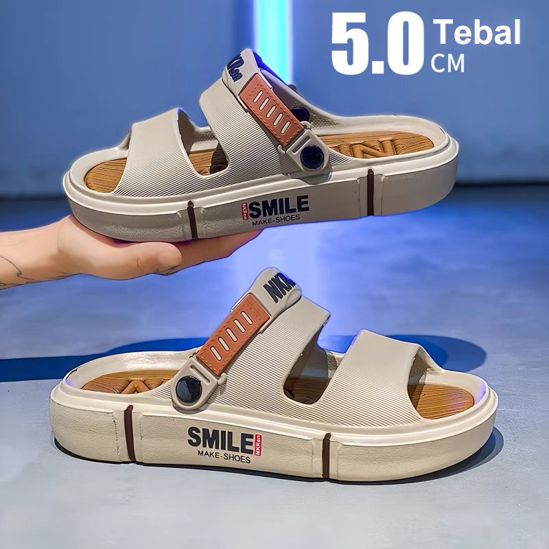 Sandal Selop Sandal Jelly Impor Pria Sandal Karet Gaya Korea Pria Sandal Pria