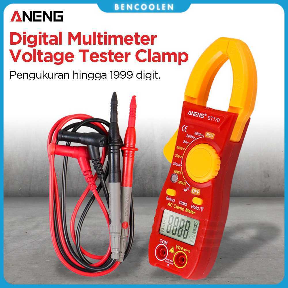 ANENG Digital Multimeter Tang Ampere Voltage NCV Tester Clamp - ST170