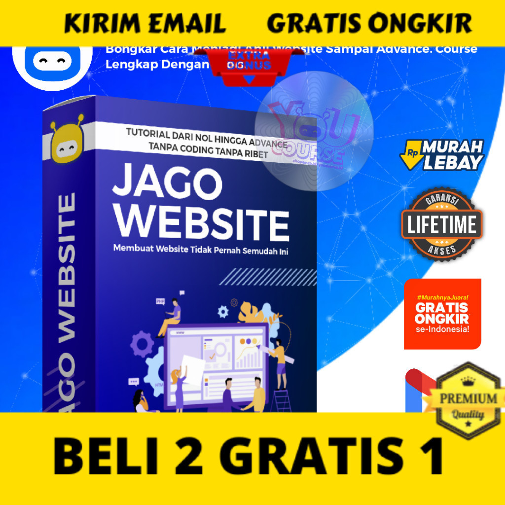 MAHIR WEBSITE BONGKAR WEBSITE  - Jadi Ahli Website Terlengkap Tanpa Coding Dan Ribet Hingga Advance